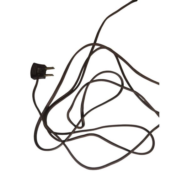 Vintage Tall Table Lamp With Brass Base Hand-Painted Floral Ceramic original fin - Picture 7 of 16